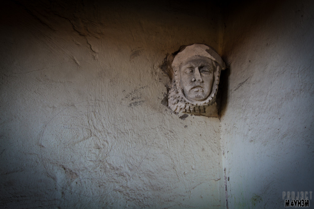 Dr X Manor House - Face in the fireplace