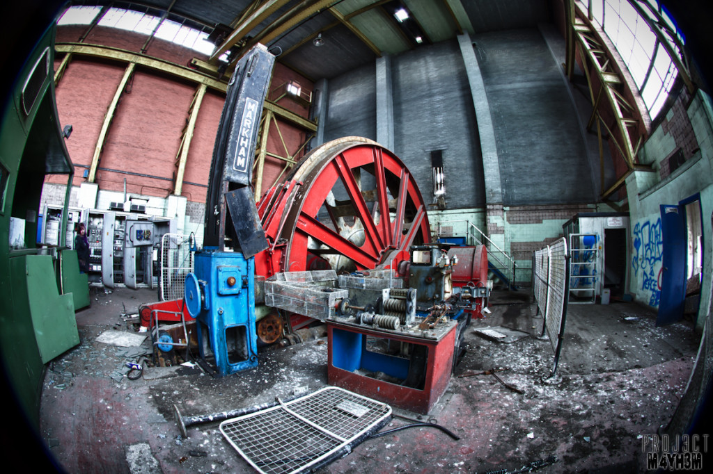 Clipstone Colliery - Winding Wheel