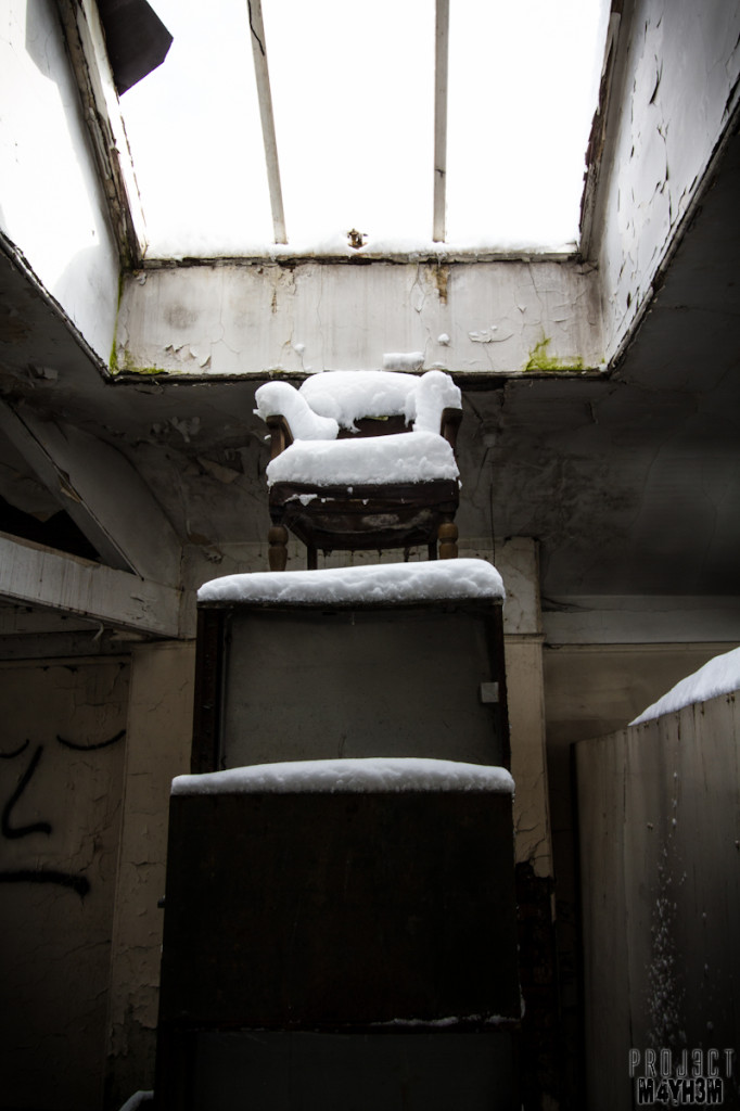 George Barnsley & Sons Ltd - Snow Covered Chair