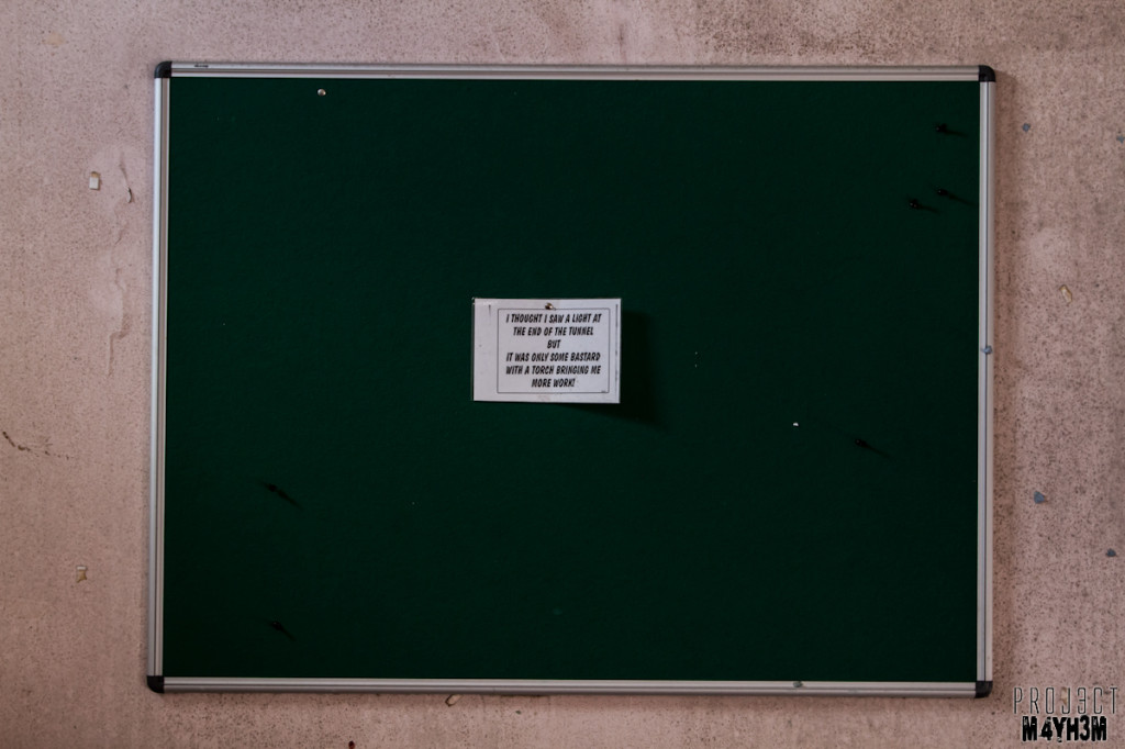 Rossendale General Hospital - Noticeboard
