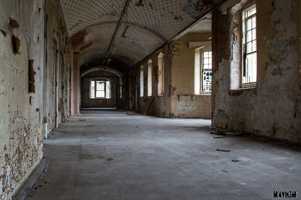 St Johns The Lincolnshire County Pauper Lunatic Asylum - Cell Corridors