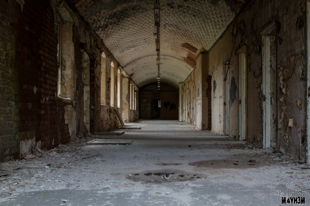St Johns The Lincolnshire County Pauper Lunatic Asylum - Cell Corridors