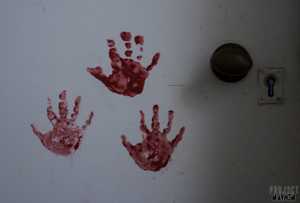 The Unseen Asylum - Bloody Hand Prints