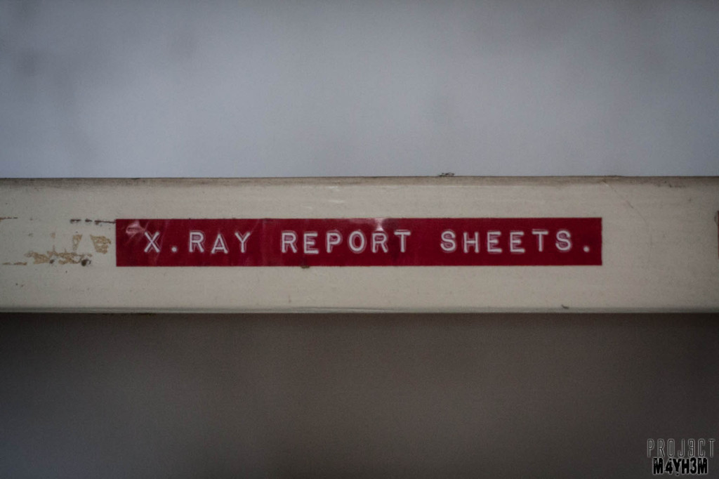 OM Asylum X-Ray Report Sheets
