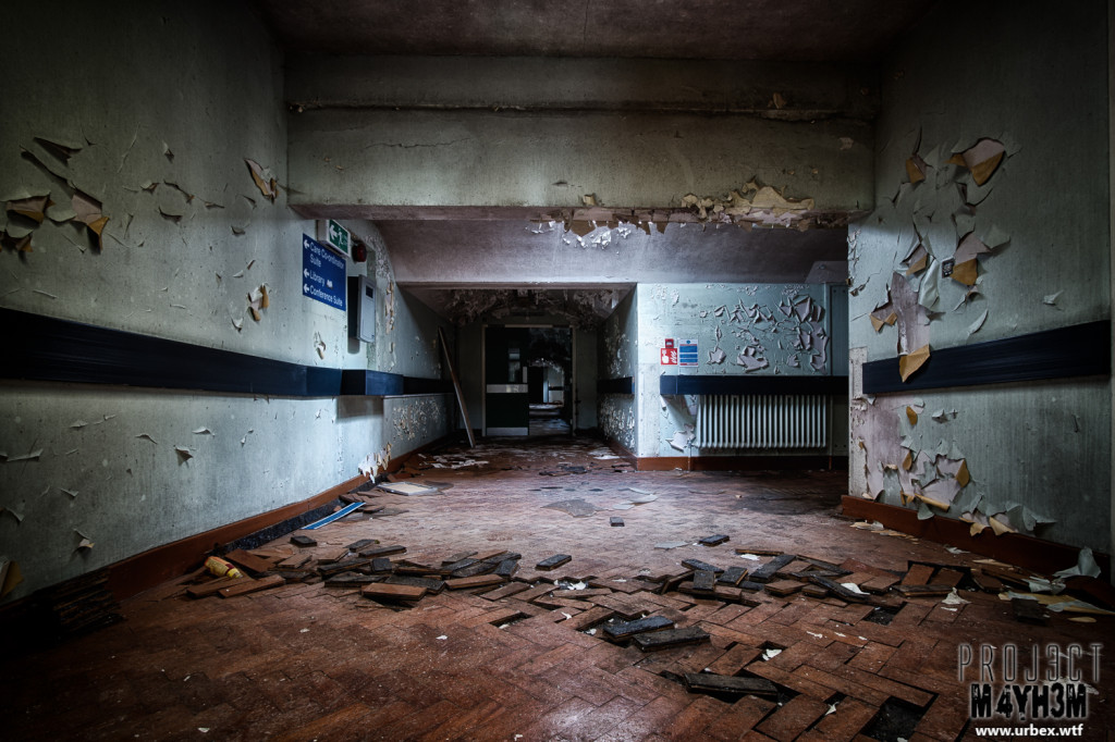 St Georges Asylum aka Northumberland County Pauper Lunatic Asylum  aka Ivy Hospital  - Corridors