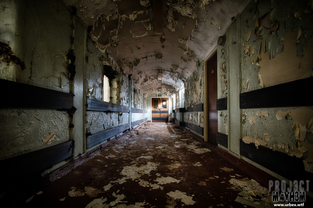 St Georges Asylum aka Northumberland County Pauper Lunatic Asylum  aka Ivy Hospital  - Corridors