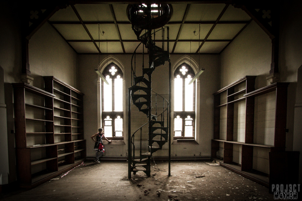 St Josephs Seminary Upholland - Library Staircase