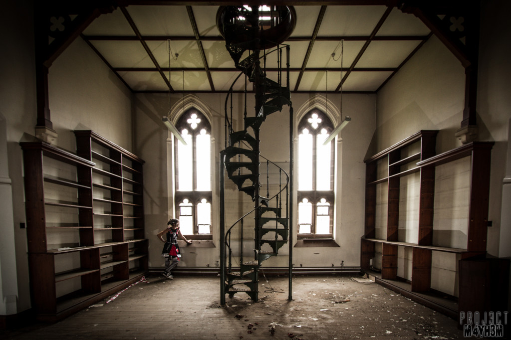 St Josephs Seminary Upholland - Library Staircase