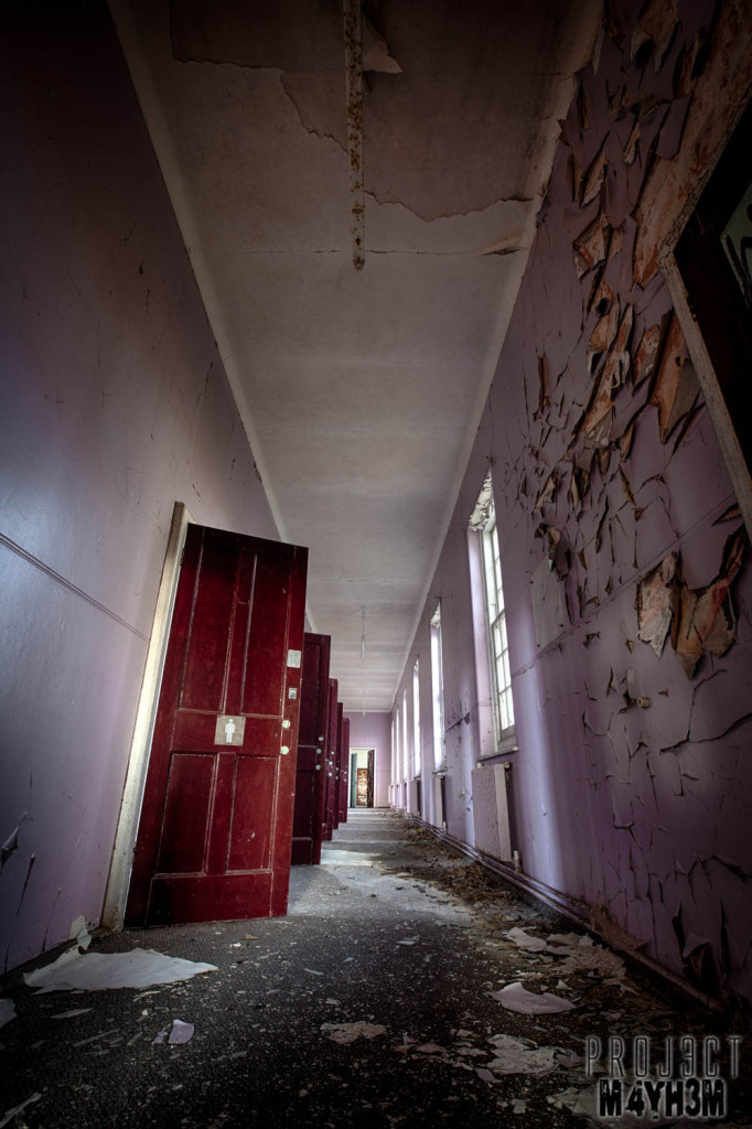 Severalls Asylum Colchester - Purple Corridor