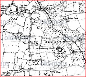 An old map of the area from 1894