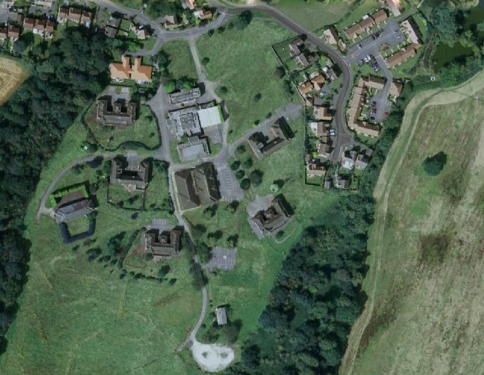 Aerial View of Aston Hall Site