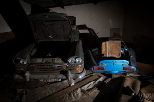 Dr X Manor House - Cars in the Garage