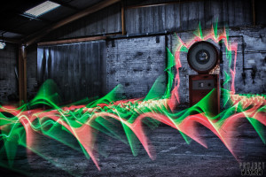 Holdsworths Mill Mirfield - Weigh Station Light Painting