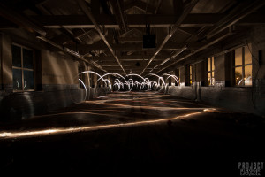 Holdsworths Mill Mirfield - Light Painting