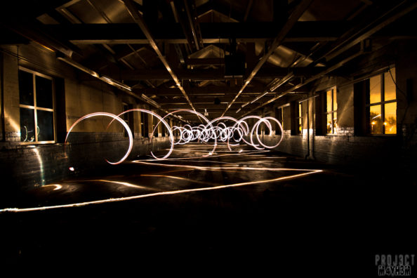 Mirfield Mill – Light painting Mirfield Mill - Light painting
