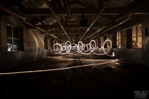 Holdsworths Mill Mirfield - Light Painting
