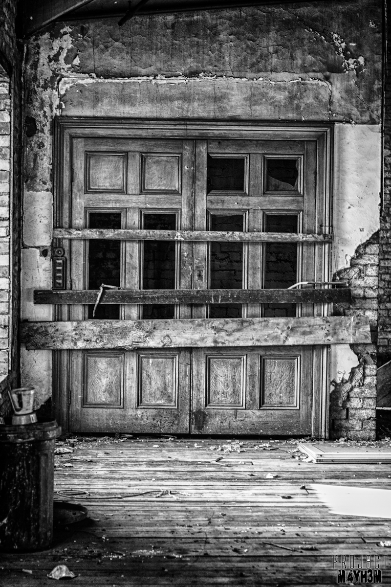 Dewsbury Pioneer House - Lift Door