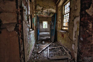 Corridor - Lincolnshire County Pauper Lunatic Asylum