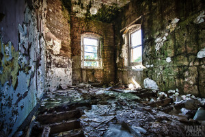 Watch your step... - Lincolnshire County Pauper Lunatic Asylum