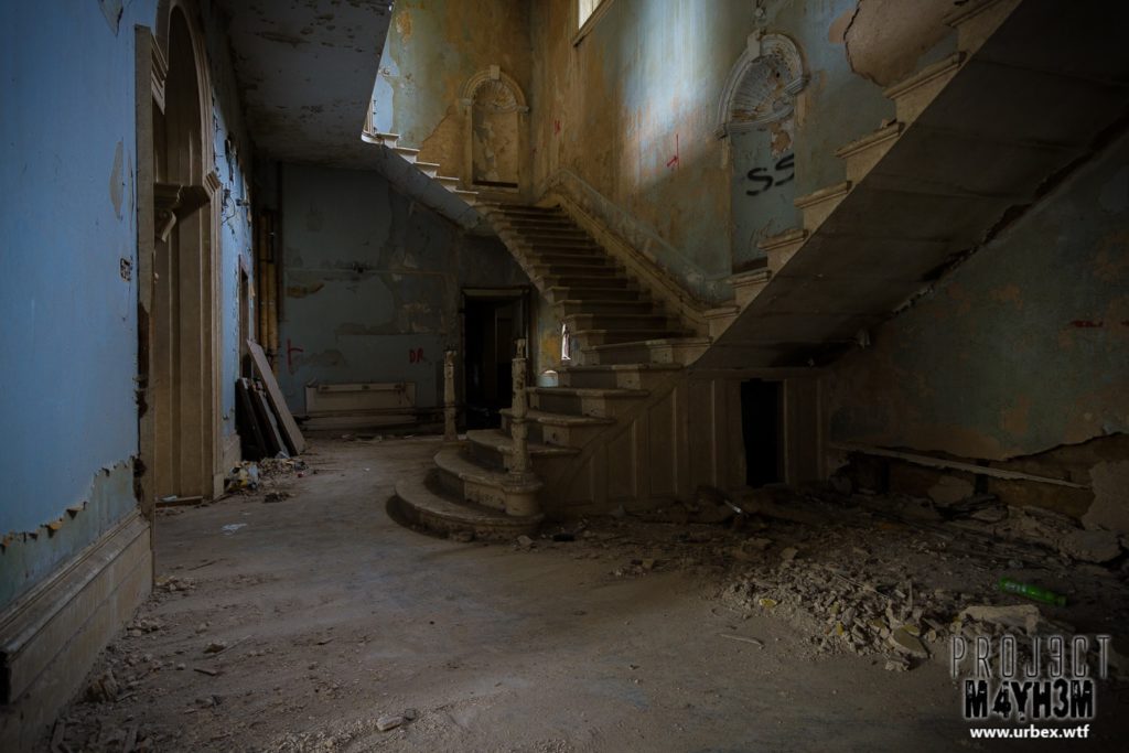 The Lincolnshire County Pauper Lunatic Asylum Main Staircase
