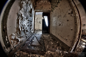 Doors to the operating room - Lincolnshire County Pauper Lunatic Asylum