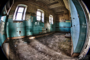 Wash Room - Lincolnshire County Pauper Lunatic Asylum