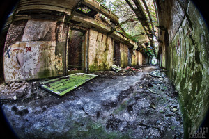 Corridor - Lincolnshire County Pauper Lunatic Asylum