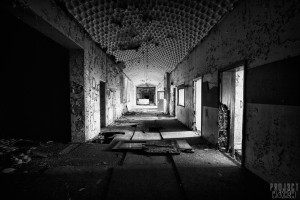 Corridor - Lincolnshire County Pauper Lunatic Asylum
