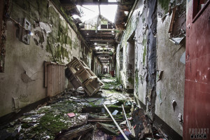 Whittingham Lunatic Asylum - Watch your step in the corridors...