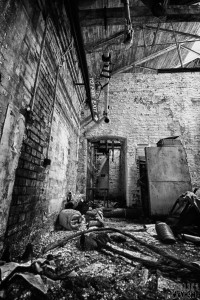 Whittingham Lunatic Asylum - To the fire exit