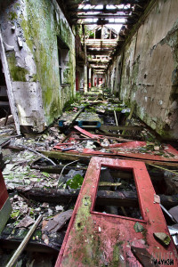 Whittingham Lunatic Asylum - Watch your step in the corridors...