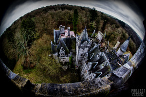 Castle Miranda aka Château Noisy - View from the clock tower