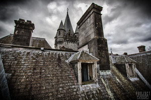 Castle Miranda aka Château Noisy - View from the roof