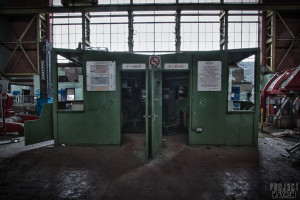Clipstone Colliery - Winding Wheel Control Room