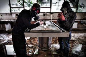 Morgue P - Autopsy slab