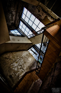 Preventorium Dolhain TB Hospital - Staircase