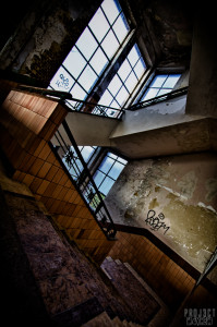 Preventorium Dolhain TB Hospital - Staircase