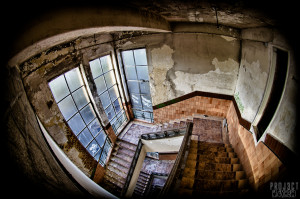 Preventorium Dolhain TB Hospital - Staircase