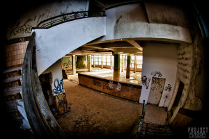 Preventorium Dolhain TB Hospital - Staircase