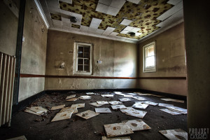 CMH aka The Cambridge Military Hospital - Falling Ceiling Tiles