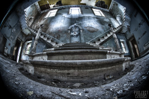 St Johns The Lincolnshire County Pauper Lunatic Asylum - The Main Staircase