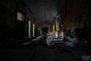 St Johns The Lincolnshire County Pauper Lunatic Asylum - Cell Corridors