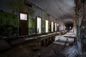 St Johns The Lincolnshire County Pauper Lunatic Asylum - Cell Corridors