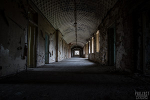 St Johns The Lincolnshire County Pauper Lunatic Asylum - Cell Corridors