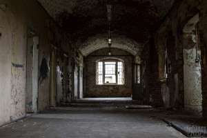 St Johns The Lincolnshire County Pauper Lunatic Asylum - Cell Corridors