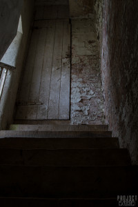 St Johns The Lincolnshire County Pauper Lunatic Asylum - Scratched Door