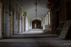 St Johns The Lincolnshire County Pauper Lunatic Asylum - Cell Corridors