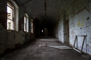St Johns The Lincolnshire County Pauper Lunatic Asylum - Cell Corridors
