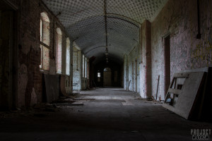 St Johns The Lincolnshire County Pauper Lunatic Asylum - Cell Corridors
