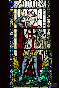 St Josephs Orphanage - Stained Glass George and the dragon